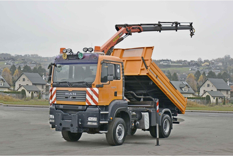 MAN TGA 18.360 - Camion benne, Camion grue: photos 2 MAN TGA 18.360 - Camion benne, Camion grue: photos 2