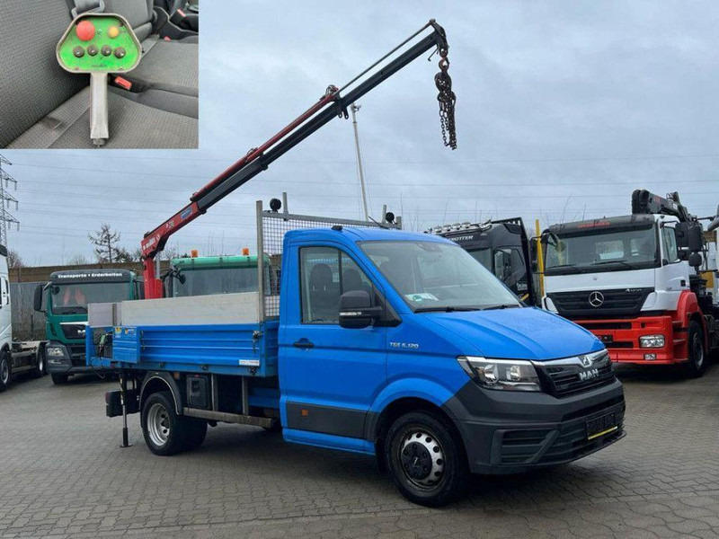 MAN TGE 6.120 Flatbed + Crane Maxilift ML 270 L.3H - Camion plateau, Camion grue: photos 4 MAN TGE 6.120 Flatbed + Crane Maxilift ML 270 L.3H - Camion plateau, Camion grue: photos 4
