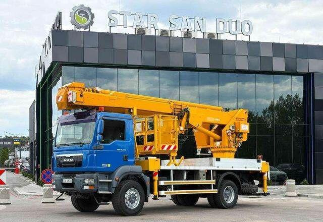 Camion avec nacelle MAN TGM 18.330 4x4 MULTITEL J335 Truck Mounted Lift: photos 8