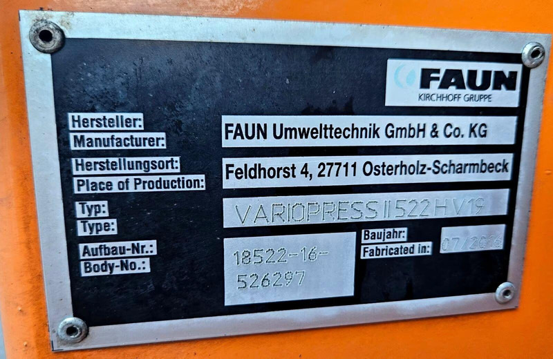 Benne à ordures ménagères MAN TGS 28.360 - Garbage truck: photos 15 Benne à ordures ménagères MAN TGS 28.360 - Garbage truck: photos 15
