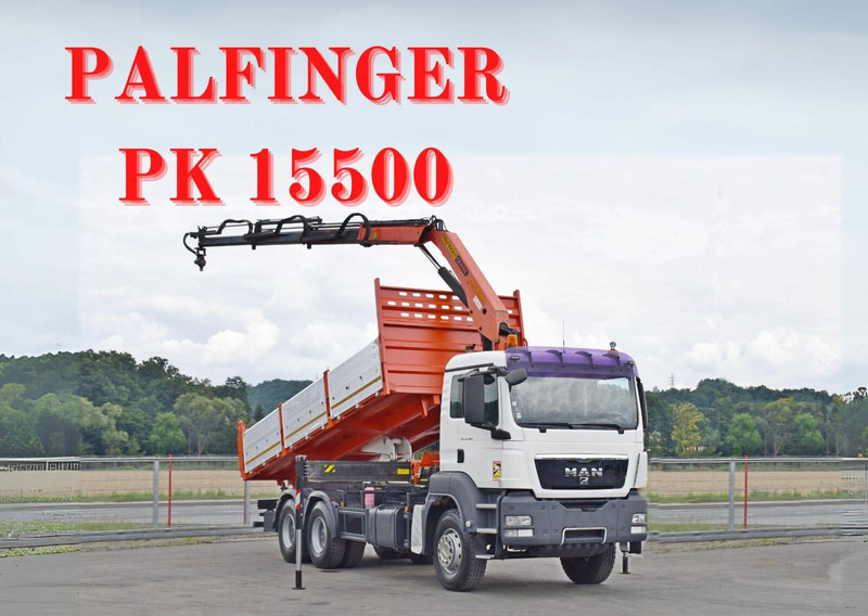 MAN TGS 33.360*KIPPER 6,40m *PK 15500 * 6x4 - Camion benne, Camion grue: photos 1 MAN TGS 33.360*KIPPER 6,40m *PK 15500 * 6x4 - Camion benne, Camion grue: photos 1
