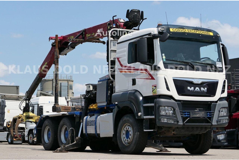 MAN TGS 33.500 - Timper truck+crane - Camion grumier, Camion grue: photos 2 MAN TGS 33.500 - Timper truck+crane - Camion grumier, Camion grue: photos 2