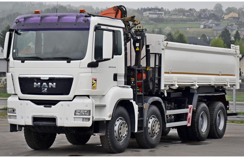 MAN TGS 35.440 * KIPPER 5,80m + KRAN * TOPZUSTAND - Camion benne, Camion grue: photos 5 MAN TGS 35.440 * KIPPER 5,80m + KRAN * TOPZUSTAND - Camion benne, Camion grue: photos 5