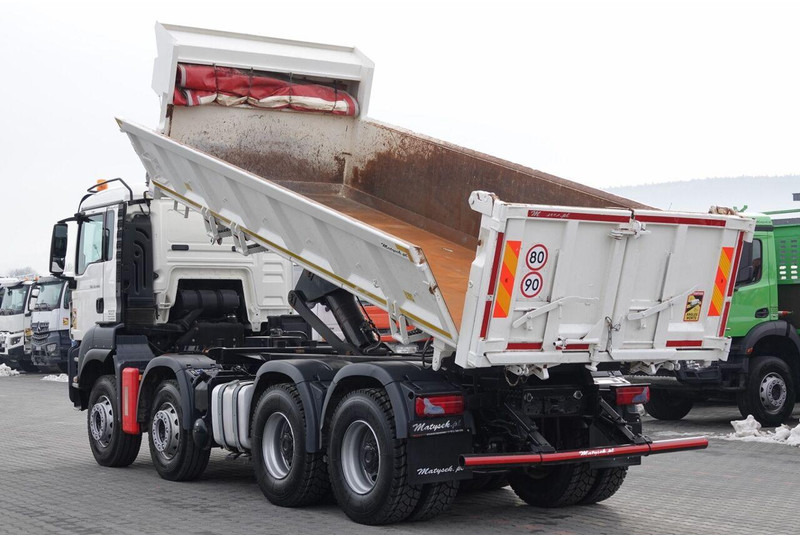 MAN TGS 35.480 / 8x4 / WYWROTKA / BORDMATIC / HYDROBURTA / OPONY 100 - Camion benne: photos 3 MAN TGS 35.480 / 8x4 / WYWROTKA / BORDMATIC / HYDROBURTA / OPONY 100 - Camion benne: photos 3