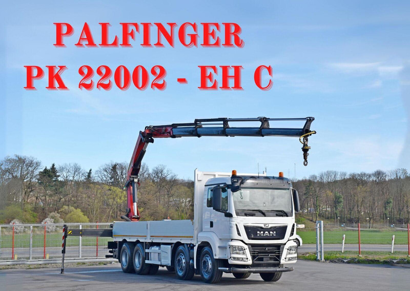 MAN TGS 35.500 - Camion plateau, Camion grue: photos 1 MAN TGS 35.500 - Camion plateau, Camion grue: photos 1