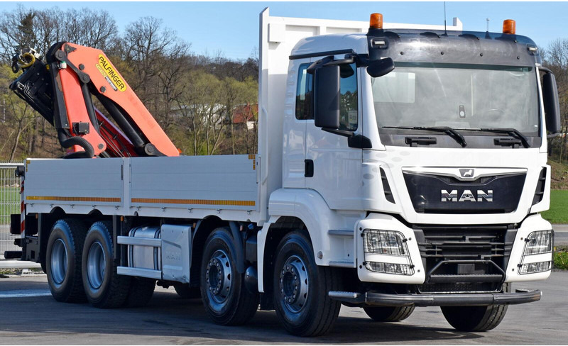 MAN TGS 35.500 - Camion plateau, Camion grue: photos 3 MAN TGS 35.500 - Camion plateau, Camion grue: photos 3
