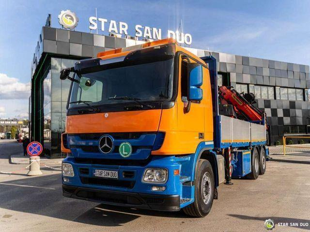 Mercedes-Benz ACTROS 2541 6x2 Palfinger PK 34002 Crane Winch - Camion plateau, Camion grue: photos 4 Mercedes-Benz ACTROS 2541 6x2 Palfinger PK 34002 Crane Winch - Camion plateau, Camion grue: photos 4