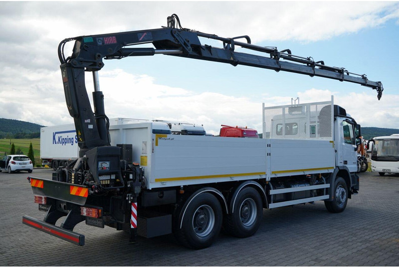 Mercedes-Benz ACTROS 2636 / 6x4 / SKRZYNIOWY 6,5 M + HDS HIAB / MOCNA PODŁOGA - Camion plateau, Camion grue: photos 5 Mercedes-Benz ACTROS 2636 / 6x4 / SKRZYNIOWY 6,5 M + HDS HIAB / MOCNA PODŁOGA - Camion plateau, Camion grue: photos 5