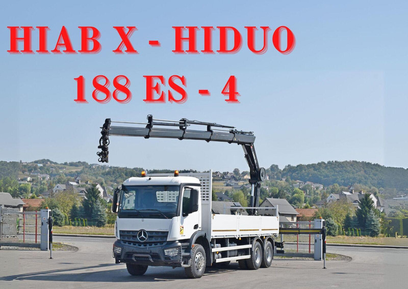 Mercedes-Benz ACTROS 2636 - Camion plateau, Camion grue: photos 1 Mercedes-Benz ACTROS 2636 - Camion plateau, Camion grue: photos 1