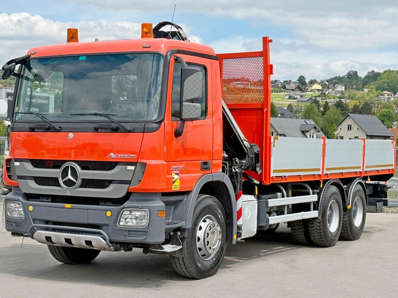Mercedes-Benz ACTROS 2636 *HIAB 122 BS-2 HIDUO + FUNK/6x4 * TOP - Camion plateau, Camion grue: photos 3 Mercedes-Benz ACTROS 2636 *HIAB 122 BS-2 HIDUO + FUNK/6x4 * TOP - Camion plateau, Camion grue: photos 3