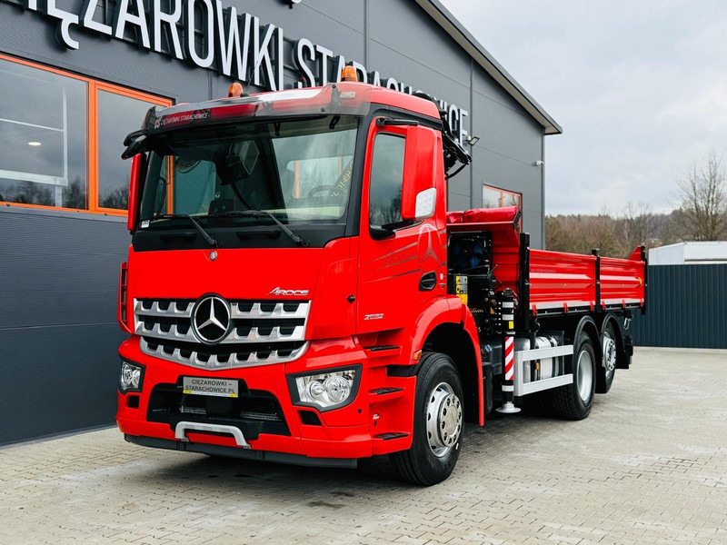 Mercedes-Benz AROCS 2532 // E6 // wywrotka 3-Stronna + PALFINGER PK 14001-EH / - Camion benne, Camion grue: photos 2 Mercedes-Benz AROCS 2532 // E6 // wywrotka 3-Stronna + PALFINGER PK 14001-EH / - Camion benne, Camion grue: photos 2