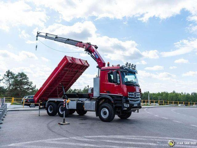 Mercedes-Benz AROCS 3345 6x6 HMF 3220 K hds Crane tipper - Camion benne, Camion grue: photos 5 Mercedes-Benz AROCS 3345 6x6 HMF 3220 K hds Crane tipper - Camion benne, Camion grue: photos 5