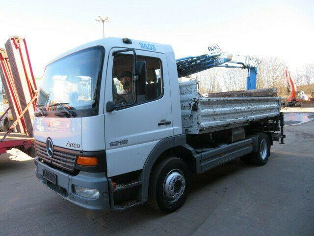 Mercedes-Benz ATEGO 1218 - Camion benne, Camion grue: photos 3 Mercedes-Benz ATEGO 1218 - Camion benne, Camion grue: photos 3