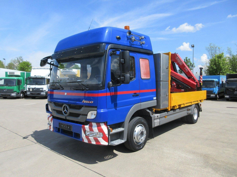 Mercedes-Benz ATEGO 1224 L - Camion plateau, Camion grue: photos 2 Mercedes-Benz ATEGO 1224 L - Camion plateau, Camion grue: photos 2