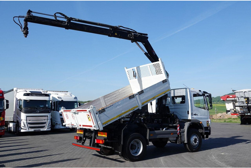 Mercedes-Benz ATEGO 16.24 / 4X4 / WYWROTKA + HDS HIAB 111 BS-2 / PILOT / ROT - Camion benne: photos 4 Mercedes-Benz ATEGO 16.24 / 4X4 / WYWROTKA + HDS HIAB 111 BS-2 / PILOT / ROT - Camion benne: photos 4