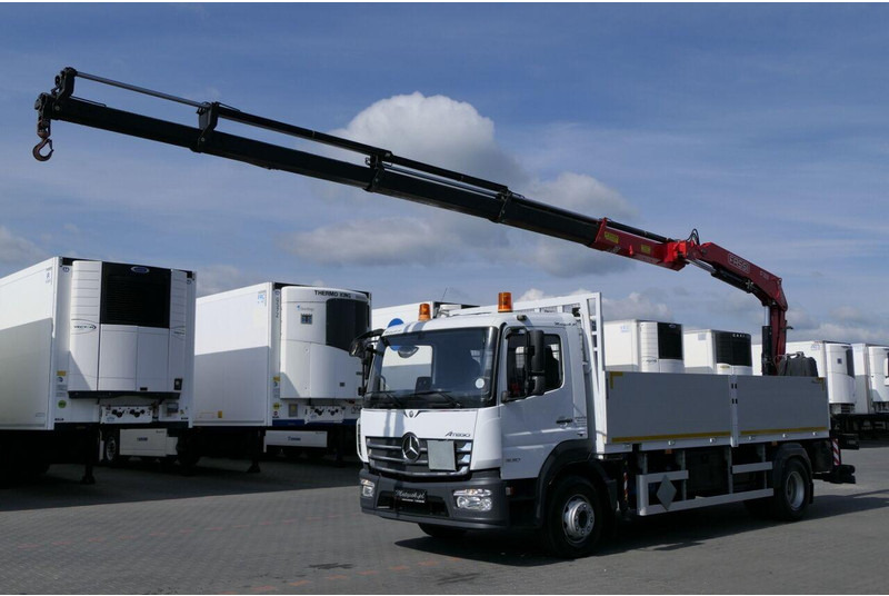 Mercedes-Benz ATEGO 16 30 - Camion plateau, Camion grue: photos 1 Mercedes-Benz ATEGO 16 30 - Camion plateau, Camion grue: photos 1