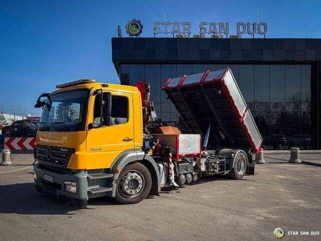 Camion benne, Camion grue Mercedes-Benz AXOR 1824 4x2 HMF 975 HDS Crane Rotator Kipper: photos 8 Camion benne, Camion grue Mercedes-Benz AXOR 1824 4x2 HMF 975 HDS Crane Rotator Kipper: photos 8