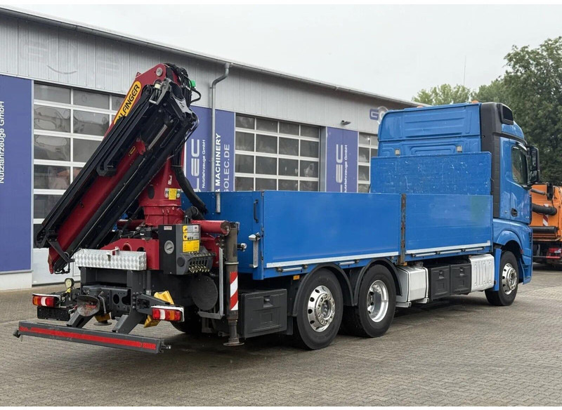 Mercedes-Benz Actros 2545 - Flatbed + crane 6x2 - Camion plateau, Camion grue: photos 3 Mercedes-Benz Actros 2545 - Flatbed + crane 6x2 - Camion plateau, Camion grue: photos 3