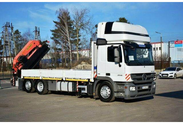 Mercedes-Benz Actros 2546 6x2 Palfinger PK 53002 Crane Kran - Camion plateau, Camion grue: photos 2 Mercedes-Benz Actros 2546 6x2 Palfinger PK 53002 Crane Kran - Camion plateau, Camion grue: photos 2