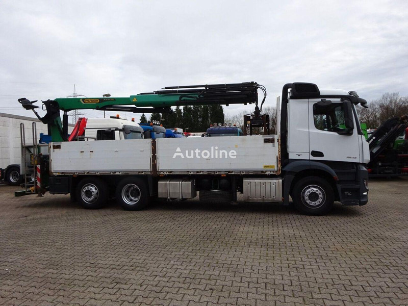 Mercedes-Benz Antos 2543 - Flatbed+crane 6x2 - Camion plateau, Camion grue: photos 3 Mercedes-Benz Antos 2543 - Flatbed+crane 6x2 - Camion plateau, Camion grue: photos 3