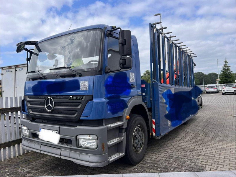 Mercedes-Benz Axor 1829 Palfinger hátsó daru PK 12002 klíma - Camion plateau, Camion grue: photos 1 Mercedes-Benz Axor 1829 Palfinger hátsó daru PK 12002 klíma - Camion plateau, Camion grue: photos 1