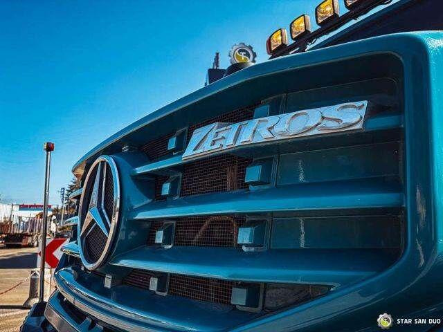 Camion benne, Camion grue Mercedes-Benz Zetros 1833 4x4 Kipper Camper Chassis: photos 19