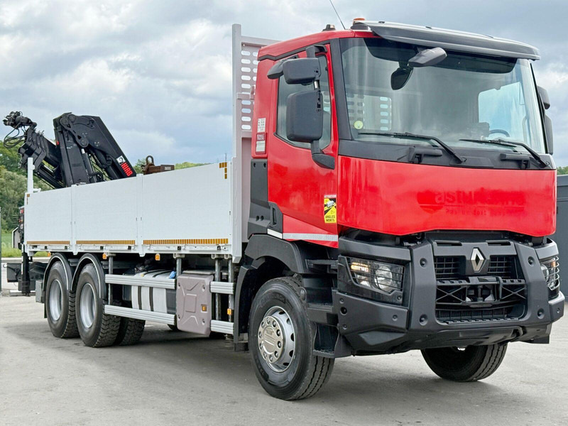 Renault C 400 *HIAB X - HIDUO 188 ES - 4 + FUNK * 6x4 - Camion plateau, Camion grue: photos 3 Renault C 400 *HIAB X - HIDUO 188 ES - 4 + FUNK * 6x4 - Camion plateau, Camion grue: photos 3