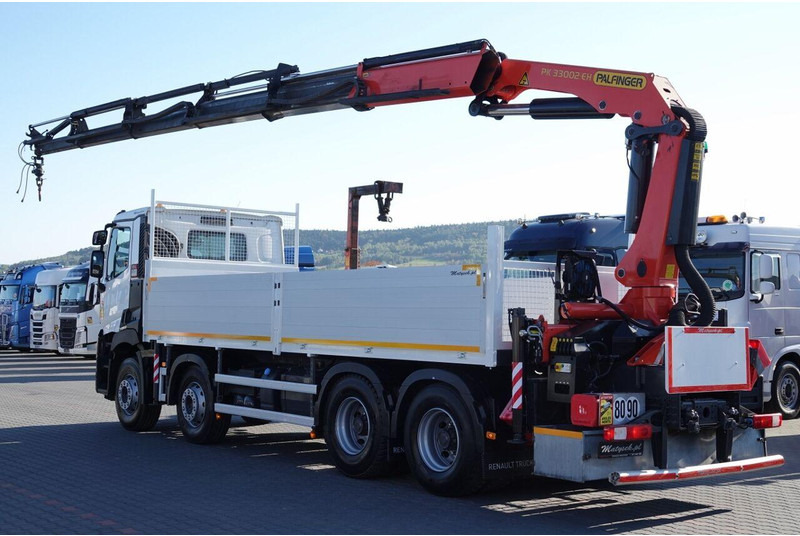 Renault C 430 / 8x4 / SKRZYNIOWY 7 M + HDS PALFINGER 33002 -wysów: 14,5 - Camion plateau, Camion grue: photos 3 Renault C 430 / 8x4 / SKRZYNIOWY 7 M + HDS PALFINGER 33002 -wysów: 14,5 - Camion plateau, Camion grue: photos 3