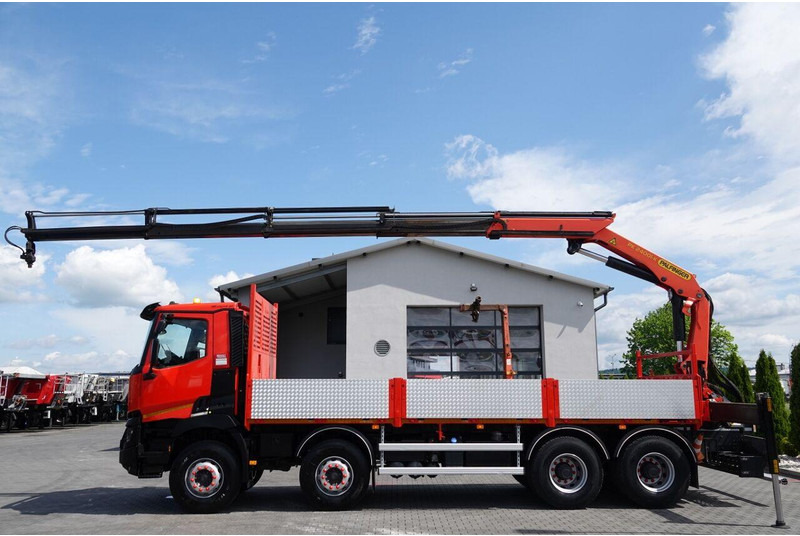 Renault C 430 / 8x4 / SKRZYNIOWY 7 M + HDS PALFINGER PK 24001-K C / WYSÓ - Camion plateau, Camion grue: photos 4 Renault C 430 / 8x4 / SKRZYNIOWY 7 M + HDS PALFINGER PK 24001-K C / WYSÓ - Camion plateau, Camion grue: photos 4