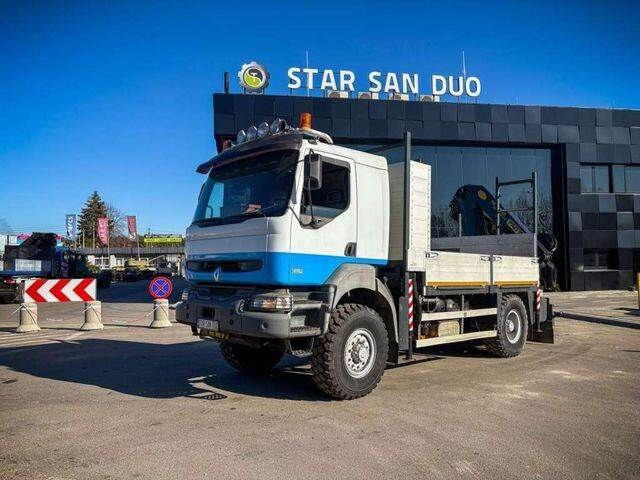 Renault KERAX 270 4x4 PALFINGER PK 16502 CRANE WINCH - Camion plateau, Camion grue: photos 3 Renault KERAX 270 4x4 PALFINGER PK 16502 CRANE WINCH - Camion plateau, Camion grue: photos 3