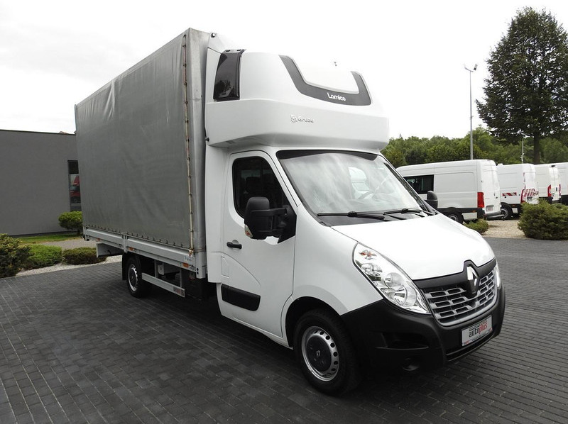 Renault MASTER PLANDEKA 10 PALET WEBASTO TEMPOMAT KLIMATYZACJA  170KM [ - Utilitaire rideaux coulissants (PLSC): photos 4 Renault MASTER PLANDEKA 10 PALET WEBASTO TEMPOMAT KLIMATYZACJA  170KM [ - Utilitaire rideaux coulissants (PLSC): photos 4