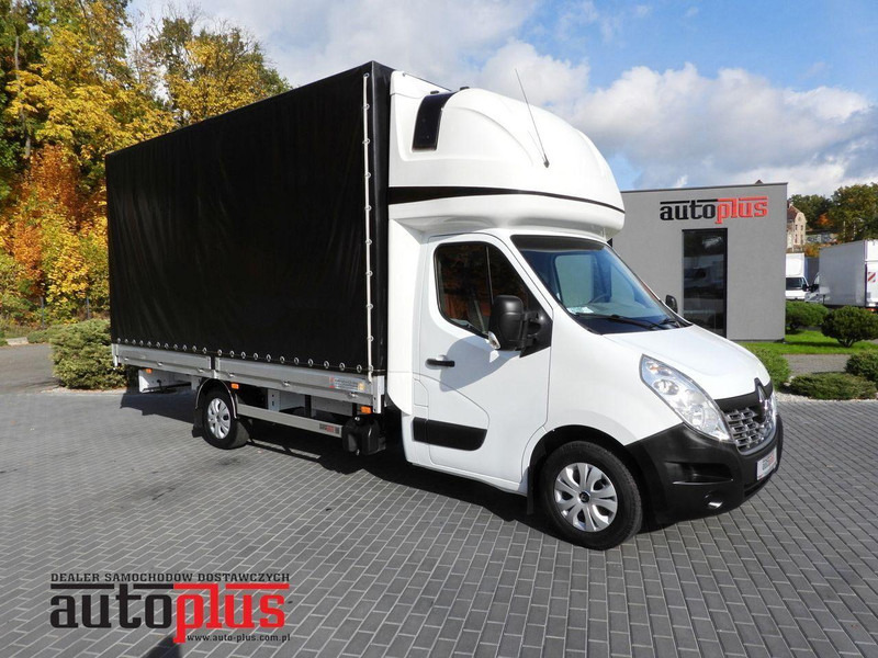 Renault MASTER PLANDEKA 10 PALET WEBASTO TEMPOMAT KLIMATYZACJA  170KM [ - Utilitaire rideaux coulissants (PLSC): photos 1 Renault MASTER PLANDEKA 10 PALET WEBASTO TEMPOMAT KLIMATYZACJA  170KM [ - Utilitaire rideaux coulissants (PLSC): photos 1