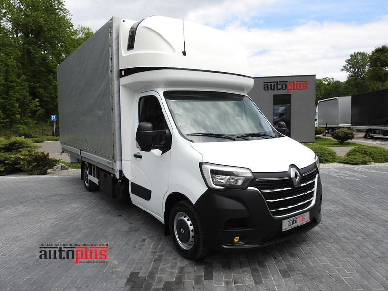 Renault MASTER PLANDEKA 10 PALET WEBASTO TEMPOMAT KLIMATYZACJA LEDY  165 - Utilitaire rideaux coulissants (PLSC): photos 1 Renault MASTER PLANDEKA 10 PALET WEBASTO TEMPOMAT KLIMATYZACJA LEDY  165 - Utilitaire rideaux coulissants (PLSC): photos 1