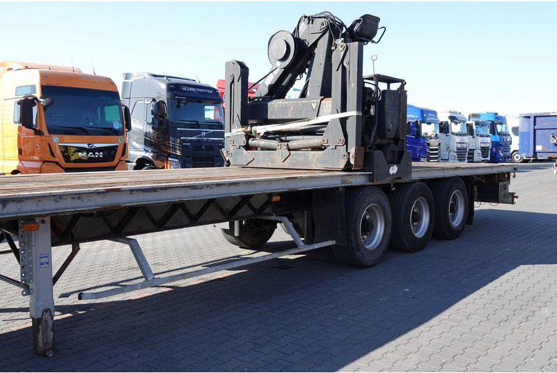 Semi-remorque plateau Samro NACZEPA PLATFORMA / + HDS HIAB R 150 F3 - WYSÓW : 8 METRÓW: photos 11 Semi-remorque plateau Samro NACZEPA PLATFORMA / + HDS HIAB R 150 F3 - WYSÓW : 8 METRÓW: photos 11