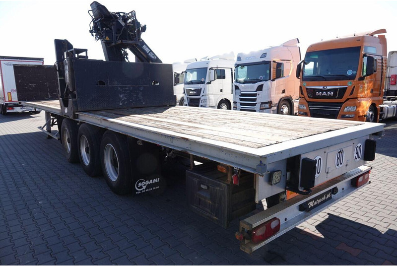 Semi-remorque plateau Samro NACZEPA PLATFORMA / + HDS HIAB R 150 F3 - WYSÓW : 8 METRÓW: photos 12 Semi-remorque plateau Samro NACZEPA PLATFORMA / + HDS HIAB R 150 F3 - WYSÓW : 8 METRÓW: photos 12