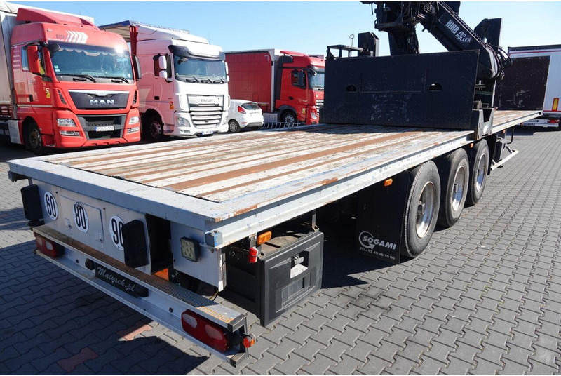 Semi-remorque plateau Samro NACZEPA PLATFORMA / + HDS HIAB R 150 F3 - WYSÓW : 8 METRÓW: photos 13 Semi-remorque plateau Samro NACZEPA PLATFORMA / + HDS HIAB R 150 F3 - WYSÓW : 8 METRÓW: photos 13