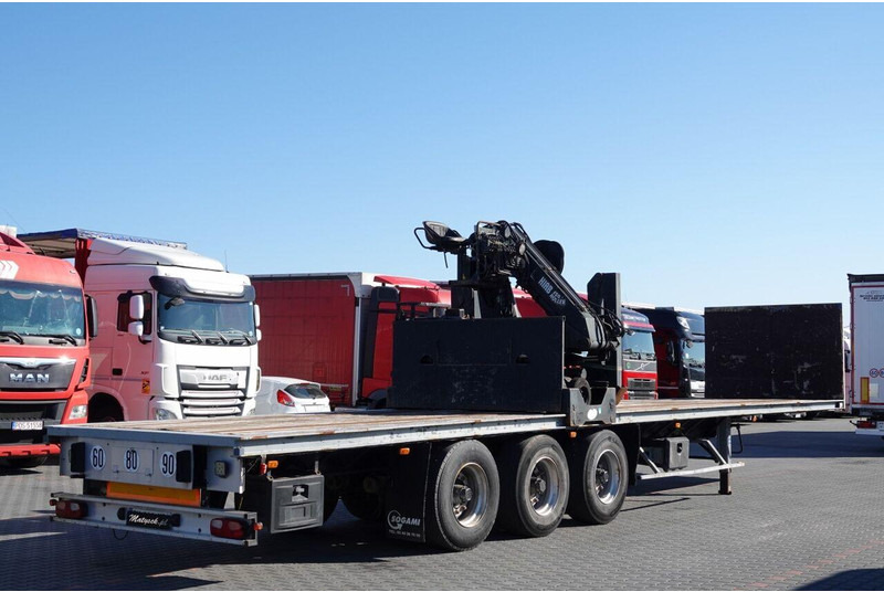 Semi-remorque plateau Samro NACZEPA PLATFORMA / + HDS HIAB R 150 F3 - WYSÓW : 8 METRÓW: photos 7 Semi-remorque plateau Samro NACZEPA PLATFORMA / + HDS HIAB R 150 F3 - WYSÓW : 8 METRÓW: photos 7