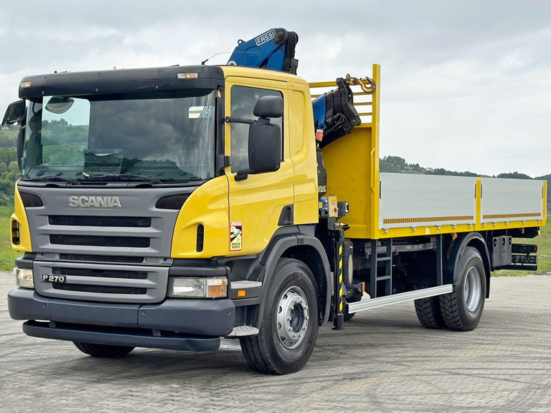 Scania P 270 * FASSI F110A.23 + FUNK * TOPZUSTAND - Camion plateau, Camion grue: photos 4 Scania P 270 * FASSI F110A.23 + FUNK * TOPZUSTAND - Camion plateau, Camion grue: photos 4