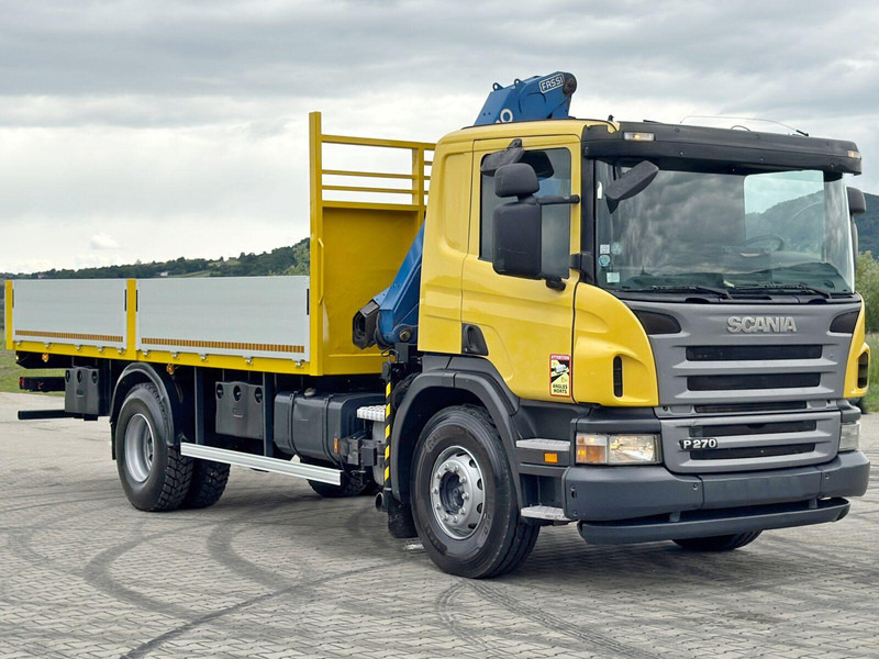 Scania P 270 * FASSI F110A.23 + FUNK * TOPZUSTAND - Camion plateau, Camion grue: photos 3 Scania P 270 * FASSI F110A.23 + FUNK * TOPZUSTAND - Camion plateau, Camion grue: photos 3