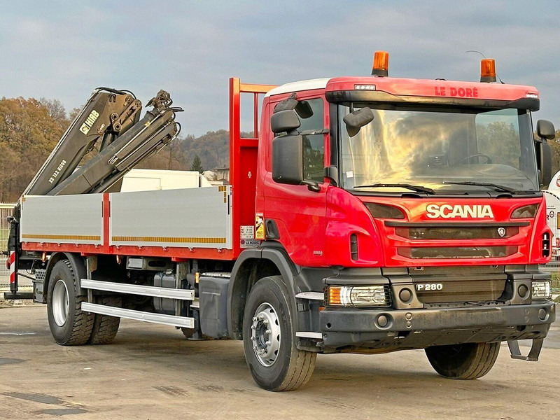 Scania P 280 * HIAB 122 E - 2 HIDUO + FUNK* TOPZUSTAND - Camion plateau, Camion grue: photos 4 Scania P 280 * HIAB 122 E - 2 HIDUO + FUNK* TOPZUSTAND - Camion plateau, Camion grue: photos 4