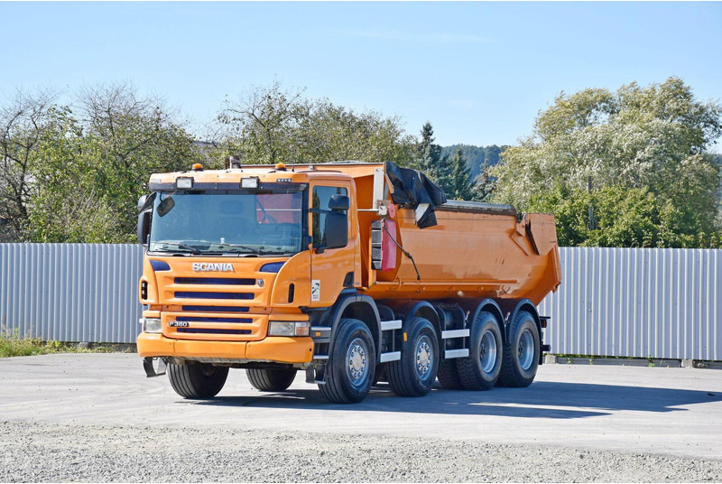 Scania P360 Kipper * 8x4 * TOPZUSTAND ! - Camion benne: photos 1 Scania P360 Kipper * 8x4 * TOPZUSTAND ! - Camion benne: photos 1
