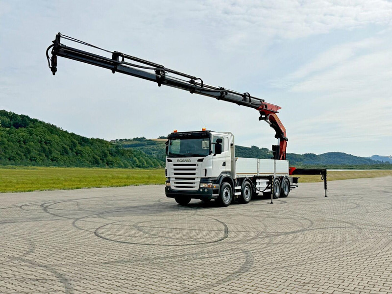 Scania R 420 PRITSCHE 6,47 m * PK 44002/FUNK * 8x4 /TOP - Camion plateau, Camion grue: photos 2 Scania R 420 PRITSCHE 6,47 m * PK 44002/FUNK * 8x4 /TOP - Camion plateau, Camion grue: photos 2