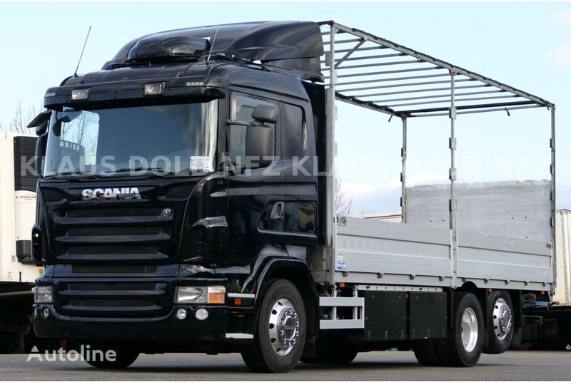 Scania R 580 6x2 Flatbed + Tail lift - Camion plateau: photos 1 Scania R 580 6x2 Flatbed + Tail lift - Camion plateau: photos 1