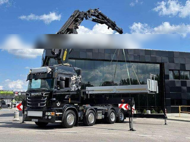 Scania R560 8x2 PALFINGER PK 92002 SH Fly Jib Winch 5t - Camion plateau, Camion grue: photos 2 Scania R560 8x2 PALFINGER PK 92002 SH Fly Jib Winch 5t - Camion plateau, Camion grue: photos 2