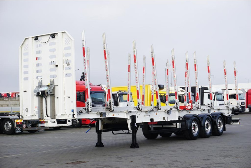 Schwarzmüller / KŁONICOWA / DO DREWNA WAGA 5 700 KG / OŚ PODNOSZONA - Remorque grumier: photos 1 Schwarzmüller / KŁONICOWA / DO DREWNA WAGA 5 700 KG / OŚ PODNOSZONA - Remorque grumier: photos 1