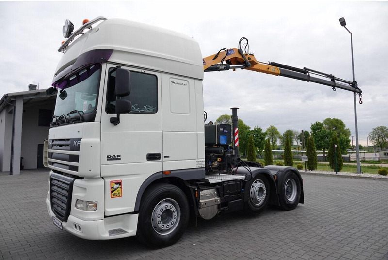 DAF XF 105.510 / CIĄGNIK SIODŁOWY PUSHER /  + HDS COPMA 160.5 / WYSÓ - Tracteur routier: photos 4 DAF XF 105.510 / CIĄGNIK SIODŁOWY PUSHER /  + HDS COPMA 160.5 / WYSÓ - Tracteur routier: photos 4