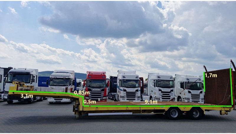 Verem NACZEPA LAWETA / NISKOPODWOZIOWA / 13.M / NAJAZDY HYDRAULICZNE - Semi-remorque surbaissé: photos 3 Verem NACZEPA LAWETA / NISKOPODWOZIOWA / 13.M / NAJAZDY HYDRAULICZNE - Semi-remorque surbaissé: photos 3