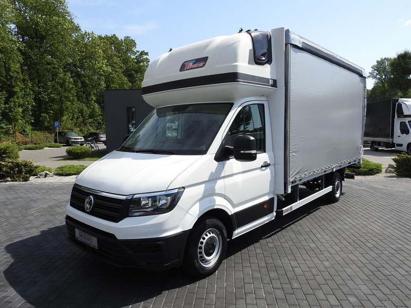 Utilitaire rideaux coulissants (PLSC) Volkswagen CRAFTER PLANDEKA WINDA 8 PALET WEBASTO TEMPOMAT  180KM [ 032919: photos 19
