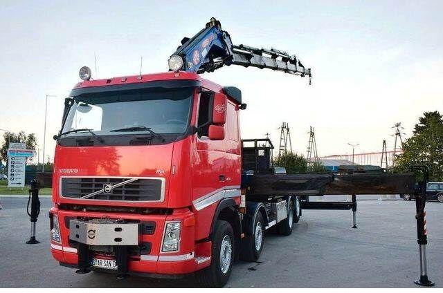 Volvo FH 400 8x2 PM 85 85027 KRAN cran - Camion plateau, Camion grue: photos 1 Volvo FH 400 8x2 PM 85 85027 KRAN cran - Camion plateau, Camion grue: photos 1