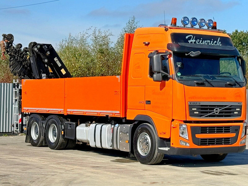 Volvo FH 460 * HIAB 377 E - 7 HIPRO + FUNK * 6x4 - Camion plateau, Camion grue: photos 4 Volvo FH 460 * HIAB 377 E - 7 HIPRO + FUNK * 6x4 - Camion plateau, Camion grue: photos 4